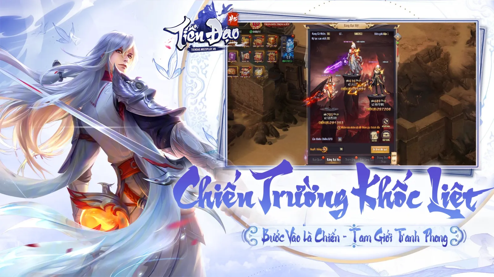Chiến Trường Khốc Liệt Game Tiên Đạo H5