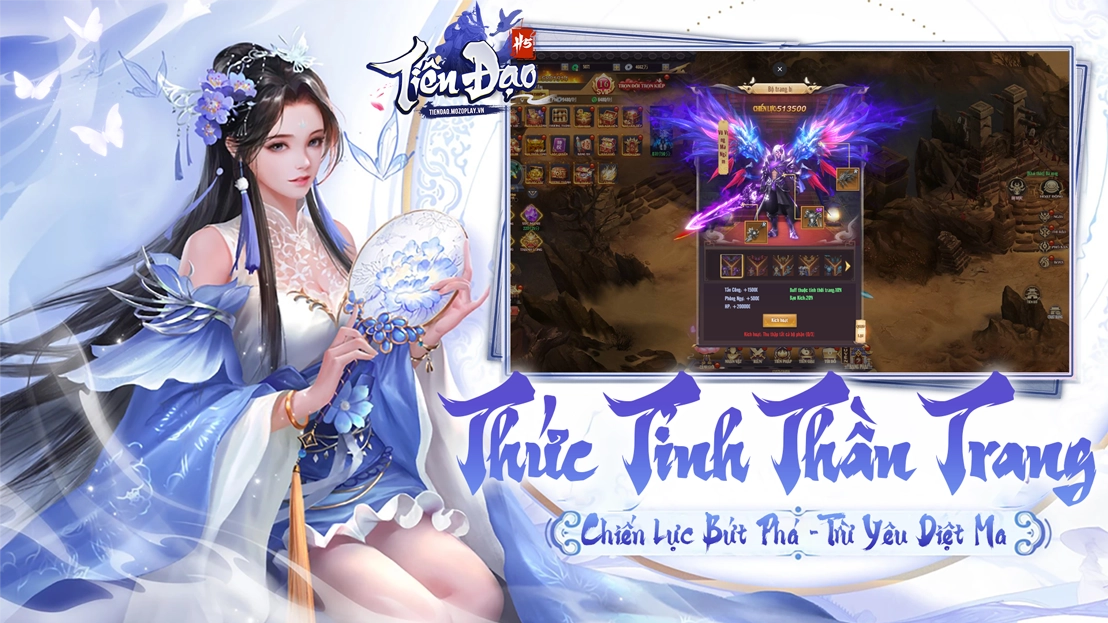 Ảo Hóa Thần Trang Xịn Game Tiên Đạo H5