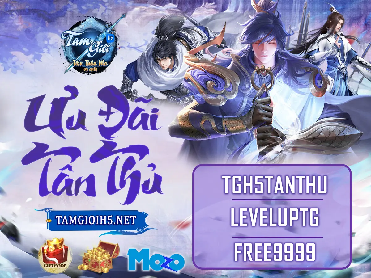 Giftcode Tân Thủ Server Mới Game Tam Giới H5