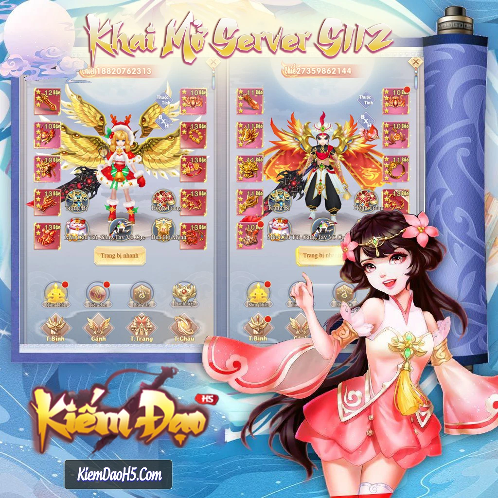 Khai Mở Server Mới S112 Game Kiếm Đạo H5