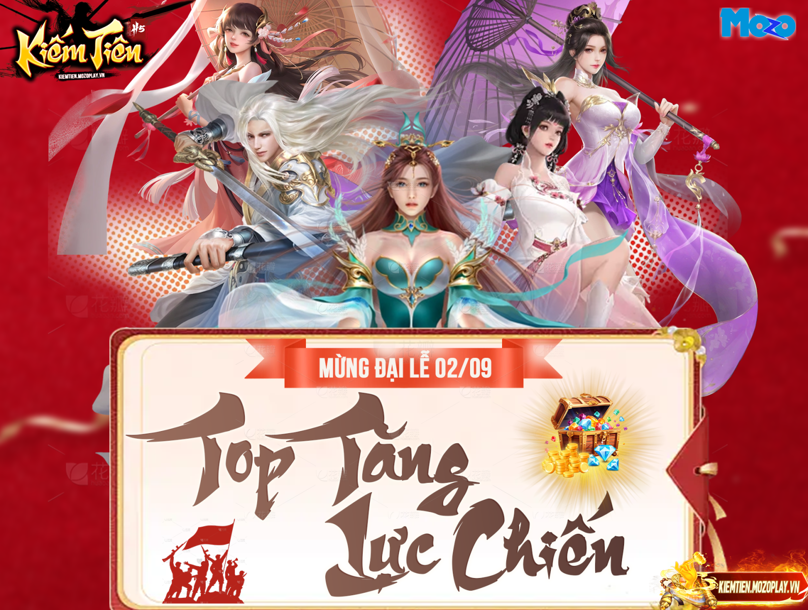 ĐUA TOP TĂNG LỰC CHIẾN ALL SERVER -MỪNG ĐẠI LỄ 02/09 